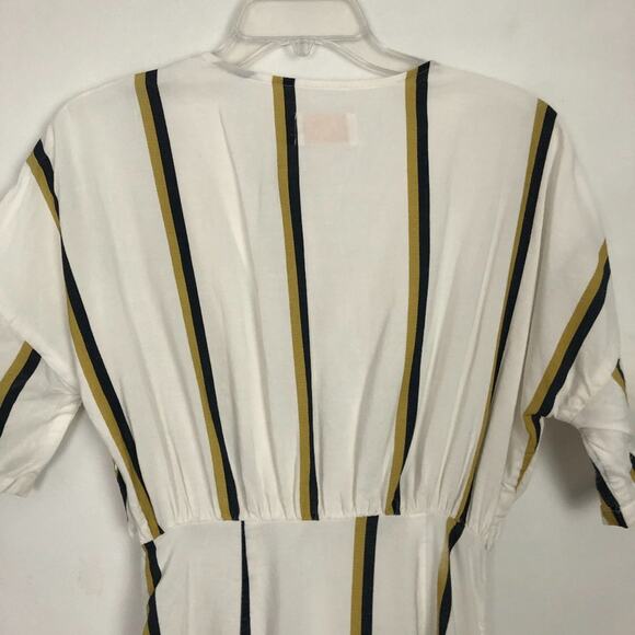 Sancia Anika Womens Dress Small Party Cocktail Midi Linen Blend Beach Lagenlook - Picture 10 of 14